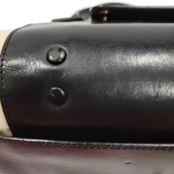 Chloe Alison Large Leather Bag, Cream/Black - Picture 12 of 16